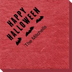 Happy Halloween Bats Bali Napkins