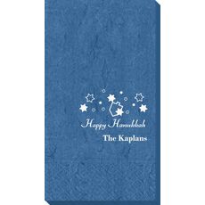 Happy Hanukkah Bali Guest Towels