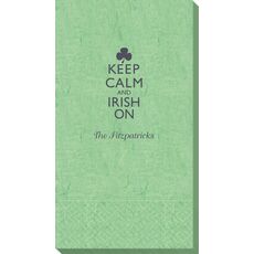 Keep Calm and Irish On Bali Guest Towels