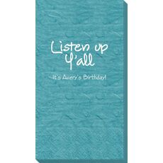 Studio Listen Up Y'All Bali Guest Towels