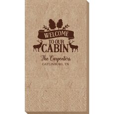 Welcome to Our Cabin Bali Guest Towels