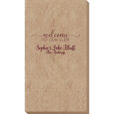Welcome to Our Cliff Bali Guest Towels