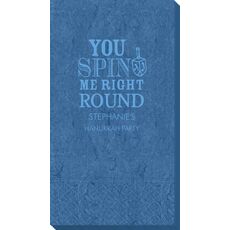 You Spin Me Right Round Bali Guest Towels