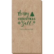 Merry Christmas Y'all Bali Guest Towels