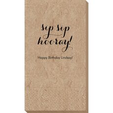 Elegant Sip Sip Hooray Bali Guest Towels