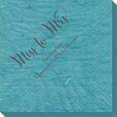 Miss To Mrs Bali Napkins