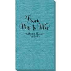 From Miss to Mrs Bali Guest Towels