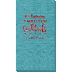It's Beginning To Look A Lot Like Cocktails Bali Guest Towels