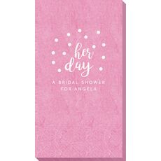 Confetti Dots Her Day Bali Guest Towels