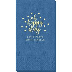 Confetti Dots Oh Happy Day Bali Guest Towels