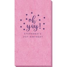 Confetti Dots Oh Yay! Bali Guest Towels