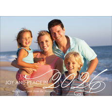 Big New Year Holiday Photo Cards