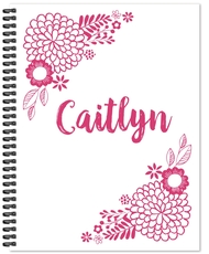 Garden Florals Spiral Notebook