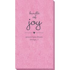 Heart Bundle of Joy Bali Guest Towels