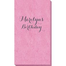 Darling Script Bali Guest Towels