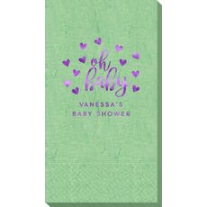 Confetti Hearts Oh Baby Bali Guest Towels