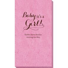 It's A Girl Bali Guest Towels