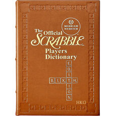 Scrabble Personalized Leather Book