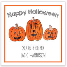 Jack O Lanterns Gift Stickers