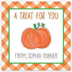 Pumpkin Gift Stickers