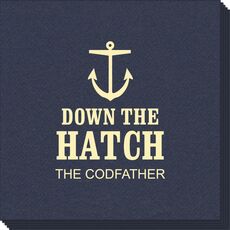 Down The Hatch Linen Like Napkins