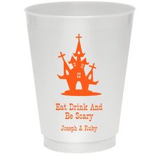 Cemetery House Colored Shatterproof Cups