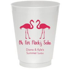 Oh For Flock's Sake Colored Shatterproof Cups