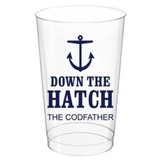 Down The Hatch Clear Plastic Cups