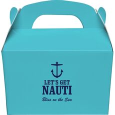 Let's Get Nauti Gable Favor Boxes