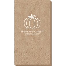 Pumpkin Silhouette Bali Guest Towels