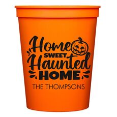 Home Sweet Haunted Home Stadium Cups