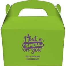 I Put A Spell On You Gable Favor Boxes