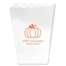 Pumpkin Silhouette Mini Popcorn Boxes