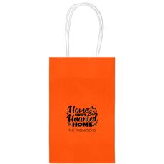 Home Sweet Haunted Home Medium Twisted Handled Bags