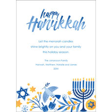 Happy Hanukkah Miracles Flat Cards