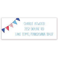 Camp Flags Return Address Labels