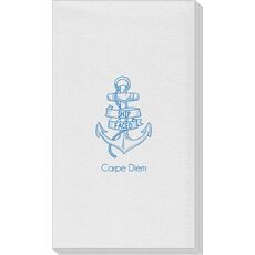 Ship Faced Linen Like Guest Towels