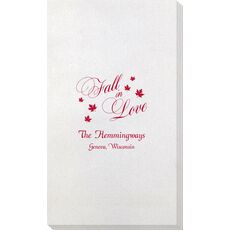 Elegant Fall In Love Bamboo Luxe Guest Towels