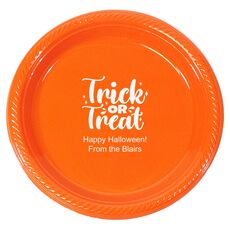 Trick or Treat Plastic Plates
