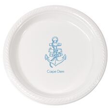 Ship Faced Plastic Plates
