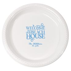 Beach House Plastic Plates