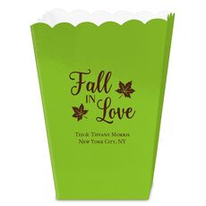 Big Autumn Fall In Love Mini Popcorn Boxes