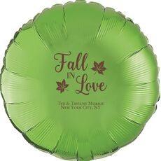 Big Autumn Fall In Love Mylar Balloons