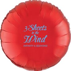 3 Sheets To The Wind Mylar Balloons