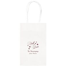 Elegant Fall In Love Medium Twisted Handled Bags