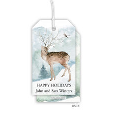 Deer and Bird Gift Tags