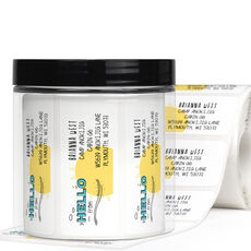 Hello Sunshine Return Address Labels in a Jar