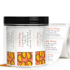 Taco Bout Return Address Labels in a Jar