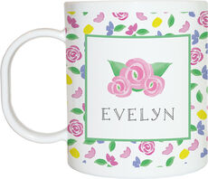 Pink Blooms Children's Mug