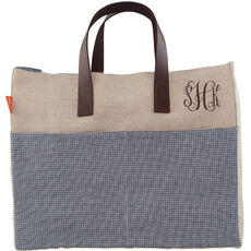 Personalized Jute Book Tote